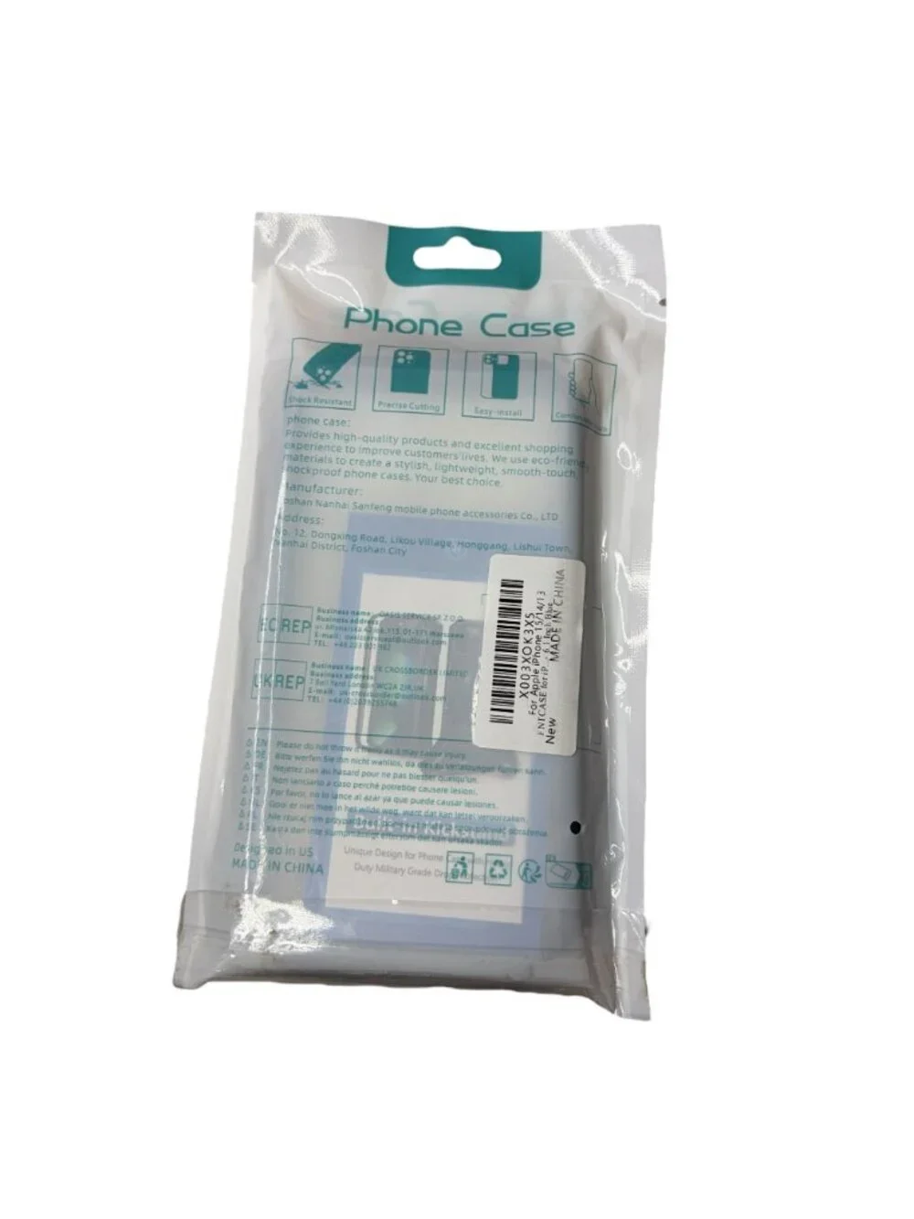 Iphone Case Blue Fits 15 /14 / 13 new in package